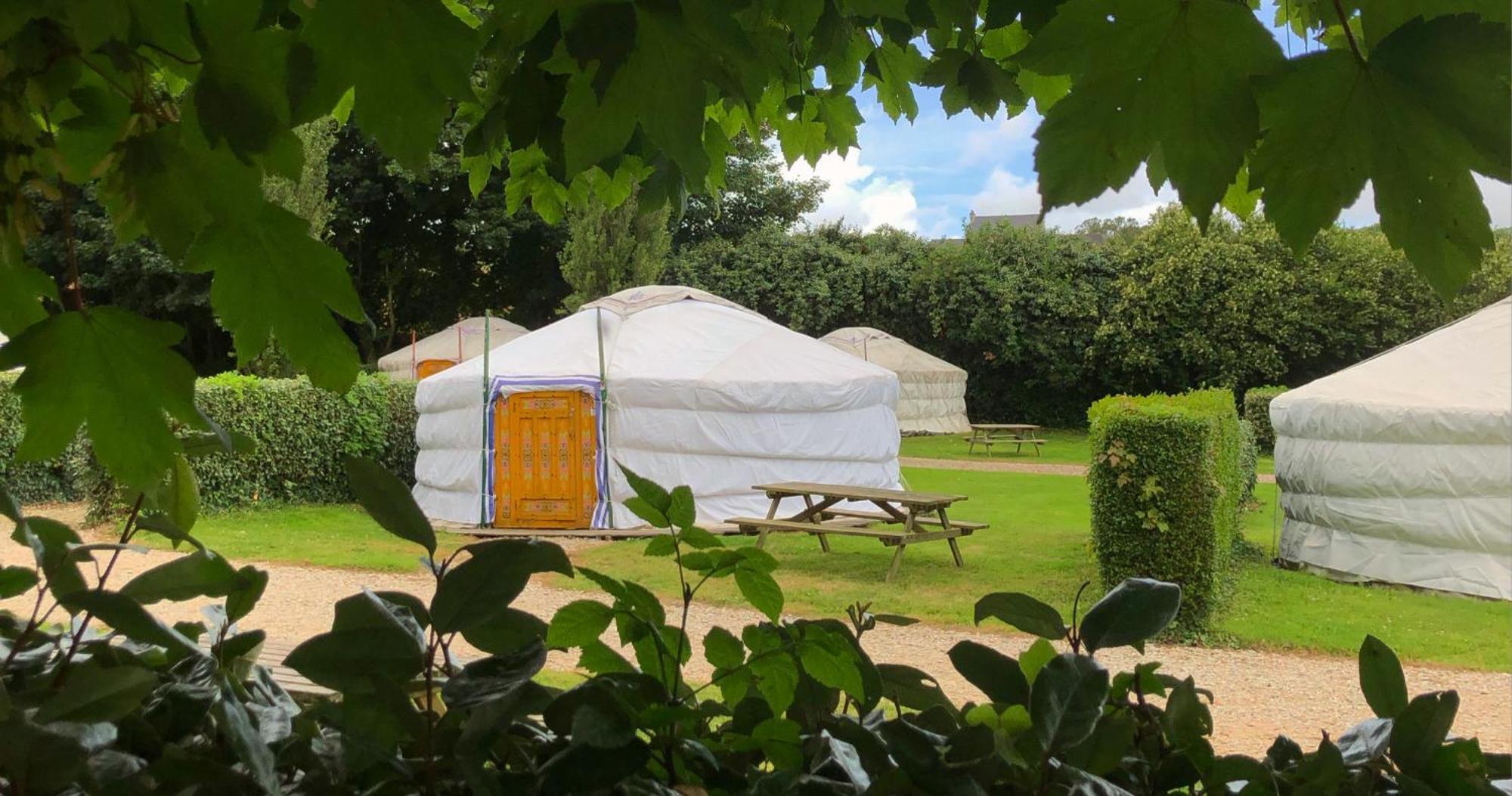 Camping Kerlaudy Mer Et Yourtes Plouénan Kültér fotó
